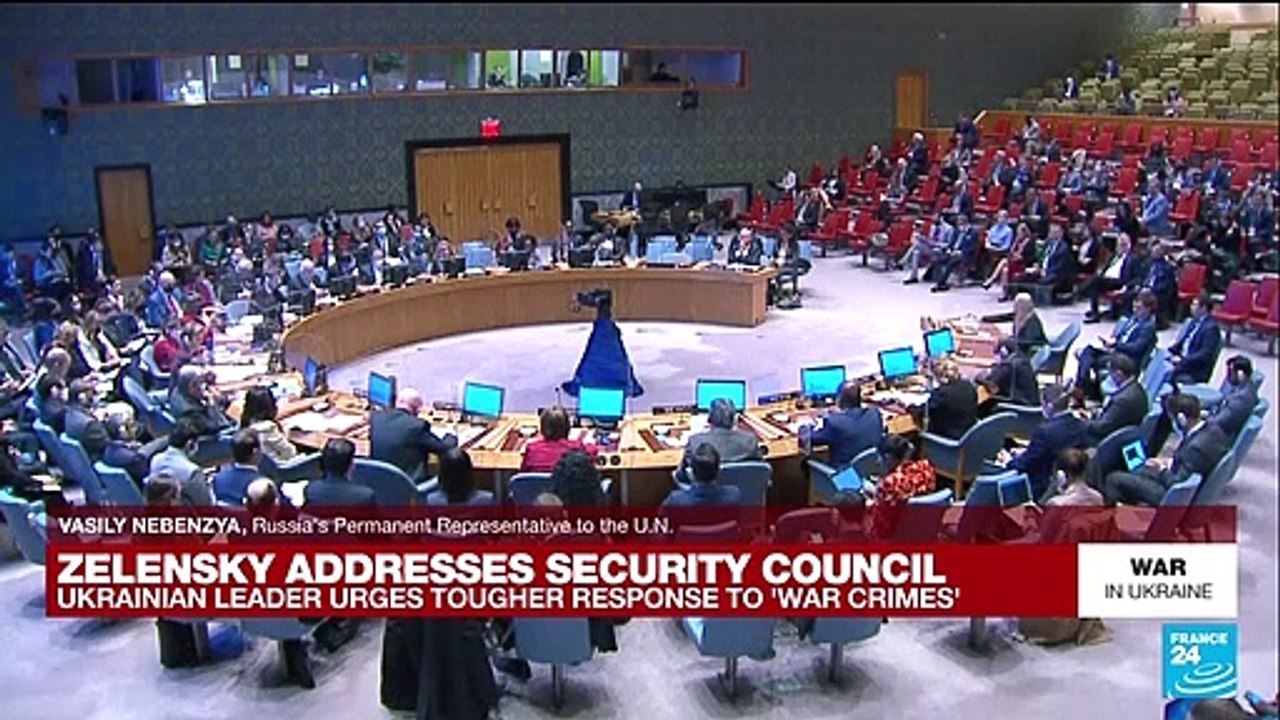 Bucha killings: Russian UN envoy rejects Russia's responsibility, blames Ukraine.