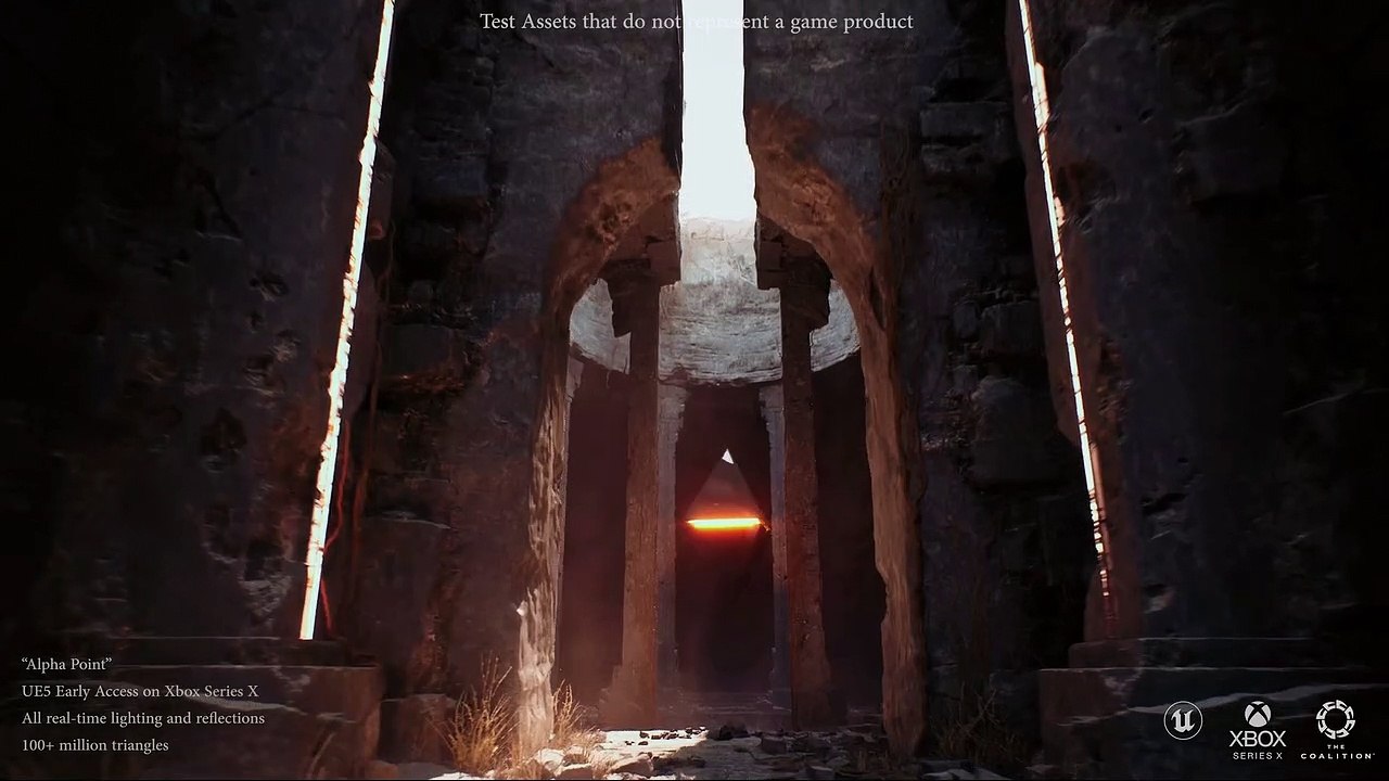 Xbox Series X | S - The Coalition Tech Demo UE5 - The Cavern