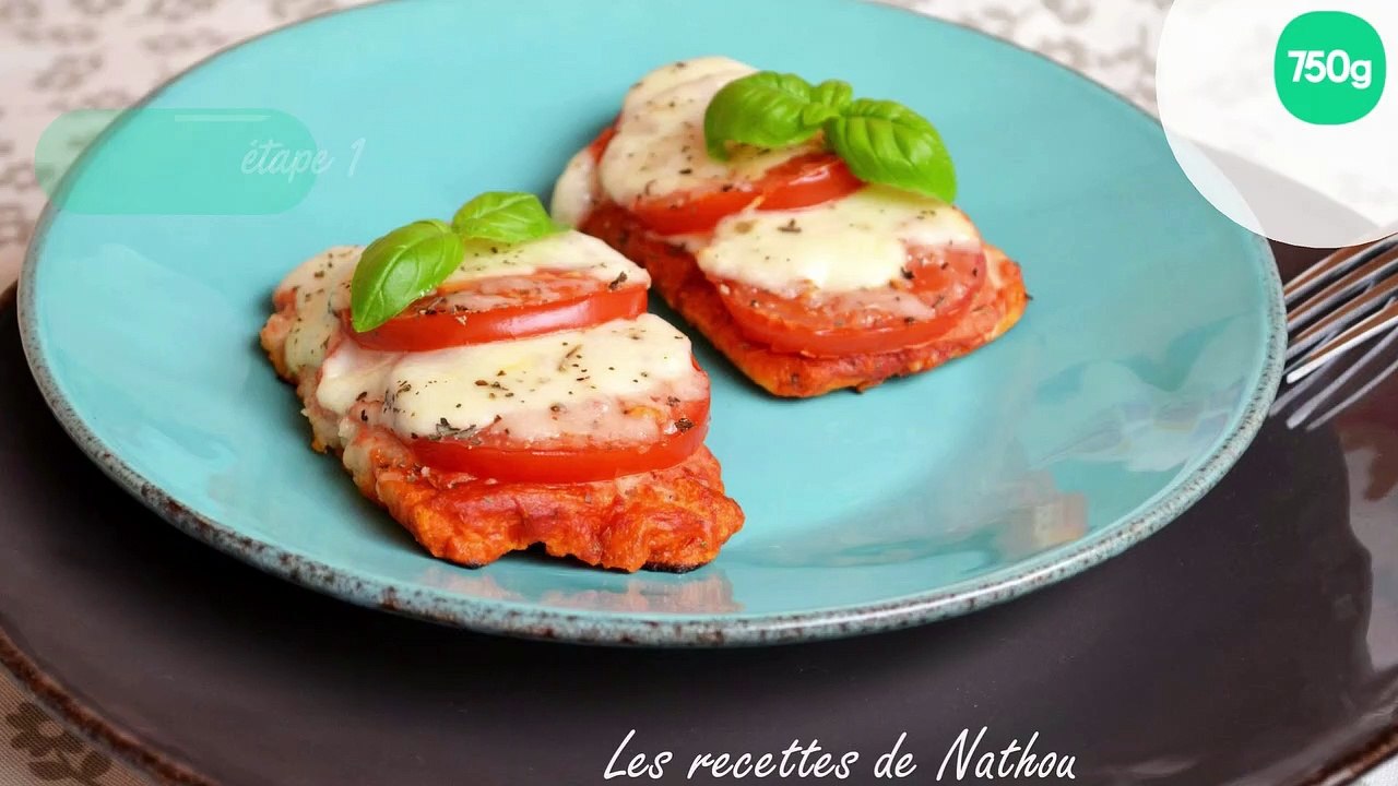 Pain perdu tomate et mozzarella