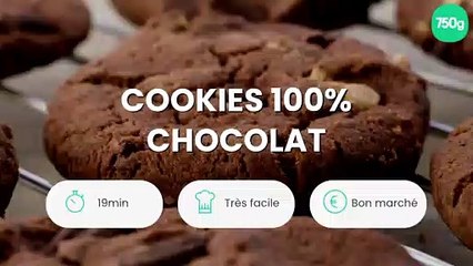 Cookies 100% chocolat