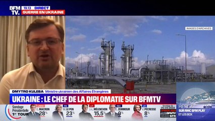 Pour le ministre ukrainiens des Affaires étrangères, les dernières sanctions européennes contre la Russie "ne sont pas au niveau"
