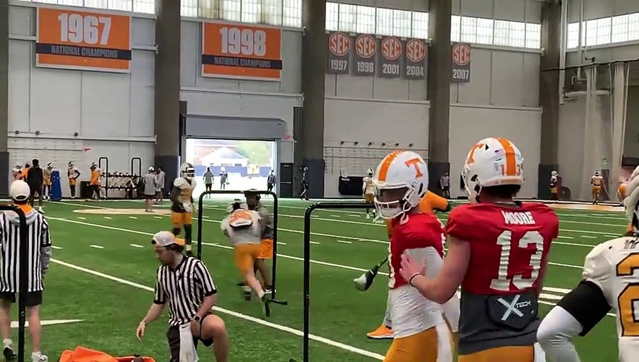 Tennessee Football Spring Practice Day Seven Highlights video Dailymotion