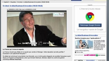 Making of Grand Débat ParisTech "La France qui innove"