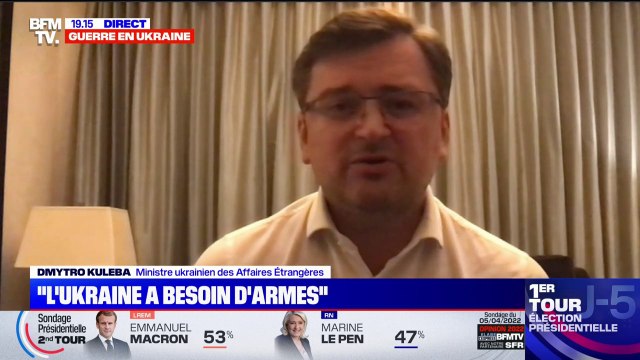 Dmytro Kuleba, ministre ukrainien des Affaires étrangères: Nous nous préparons à une nouvelle offensive de la Russie au Donbass