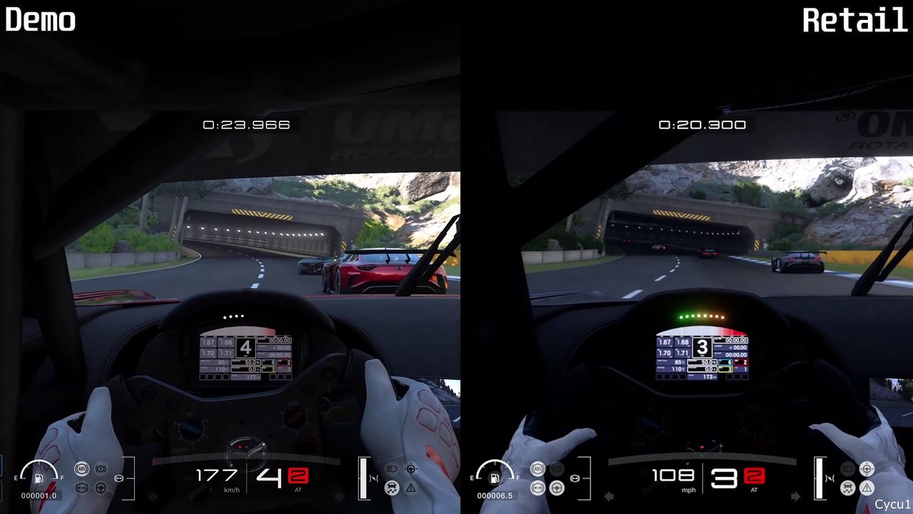 Gran Turismo 7 Demo vs Retail Graphics Comparison