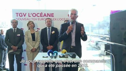 La SNCF présente l'Euroduplex, nouveau modèle de TGV