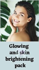 Glowing and skin brightening pack.