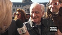 GALA VIDÉO - Hommage national à Charles Aznavour : les mots émus de Jean-Paul Belmondo