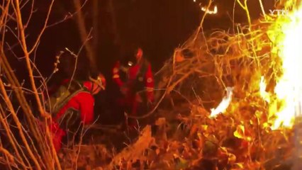 경북 봉화 산불 '대응 3단계'...밤사이 진화 총력 / YTN