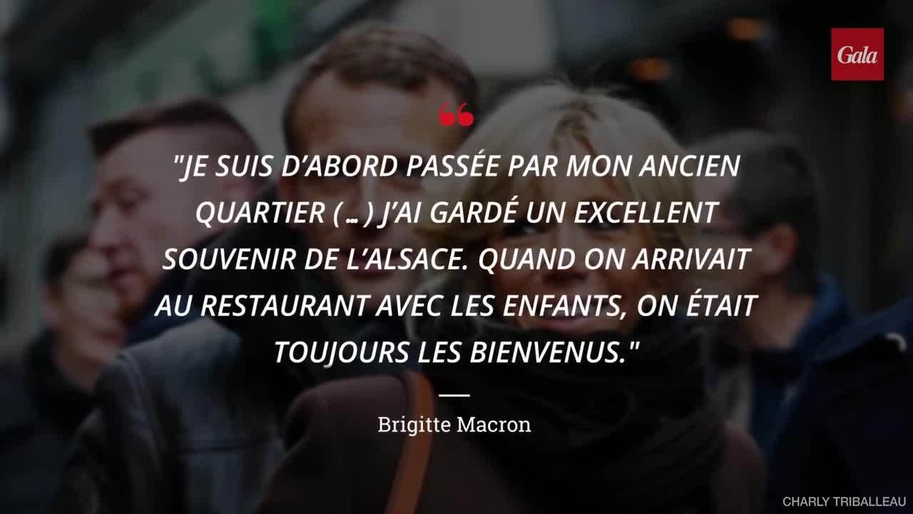 GALA VIDÉO - Brigitte Macron, nostalgique de son premier mariage ? Découvrez qui elle a tenu à rencontrer en Alsace