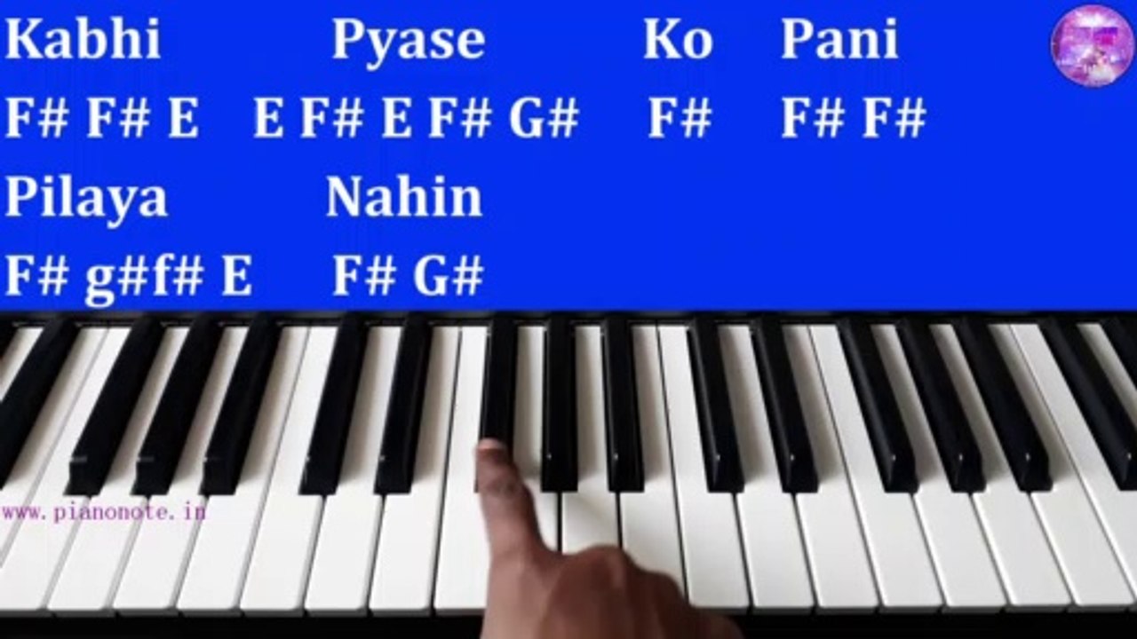 Kabhi Pyase Ko Pani Pilaya Nahin Piano Tutorial with Notes | Julius Murmu Keyboard | | कभी प्यासे को पानी पिलाया नहीं
