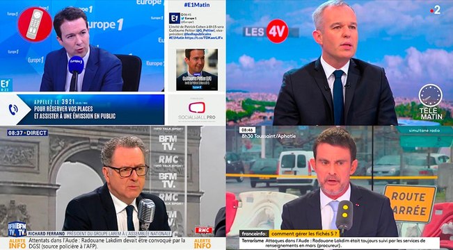 Attentat de Trèbes : la classe politique débat... sans union nationale !