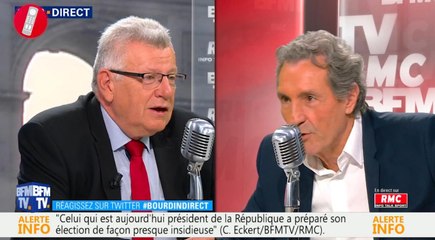 "Machiavel", "Pervers"...  Christian Eckert (PS) pilonne Emmanuel Macron chez Jean-Jacques Bourdin