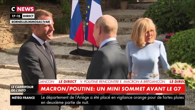 GALA VIDÉO - Brigitte Macron et Vladimir Poutine : le duo complice ravi de se retrouver