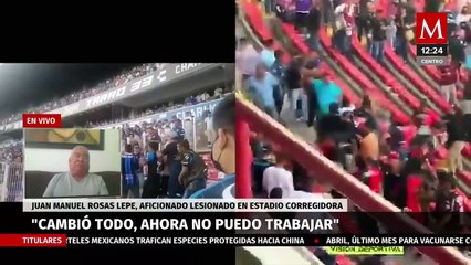 Aficionado del Querétaro aún no puede ver a un mes de incidente en Estadio La Corregidora
