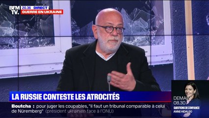 Jean-François Colosimo, historien, à propos des images de Boutcha: "La méthode du Kremlin, c'est le mensonge"