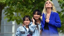 GALA VIDEO - Laeticia, Jade et Joy Hallyday poussent la chansonnette pour la femme de Tomer Sisley