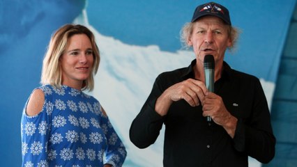 GALA VIDEO - Géraldine Danon et son mari Philippe Poupon ont échappé de peu au naufrage de leur bateau