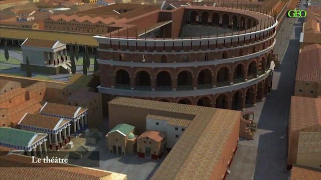 Visite guidée d'Ostia Antica, reconstituée en 3D [GEO]