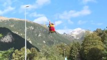 Ballet d'hélicoptères au secours des sinistrés dans les Alpes-Maritimes