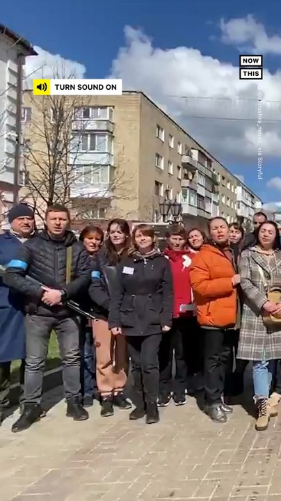 Ukrainians Sing After Pushing Russian Forces Out of Sumy
