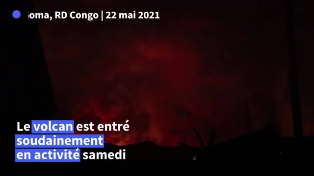 Eruption du Nyiragongo: Goma épargnée par la lave, les habitants inquiets des secousses