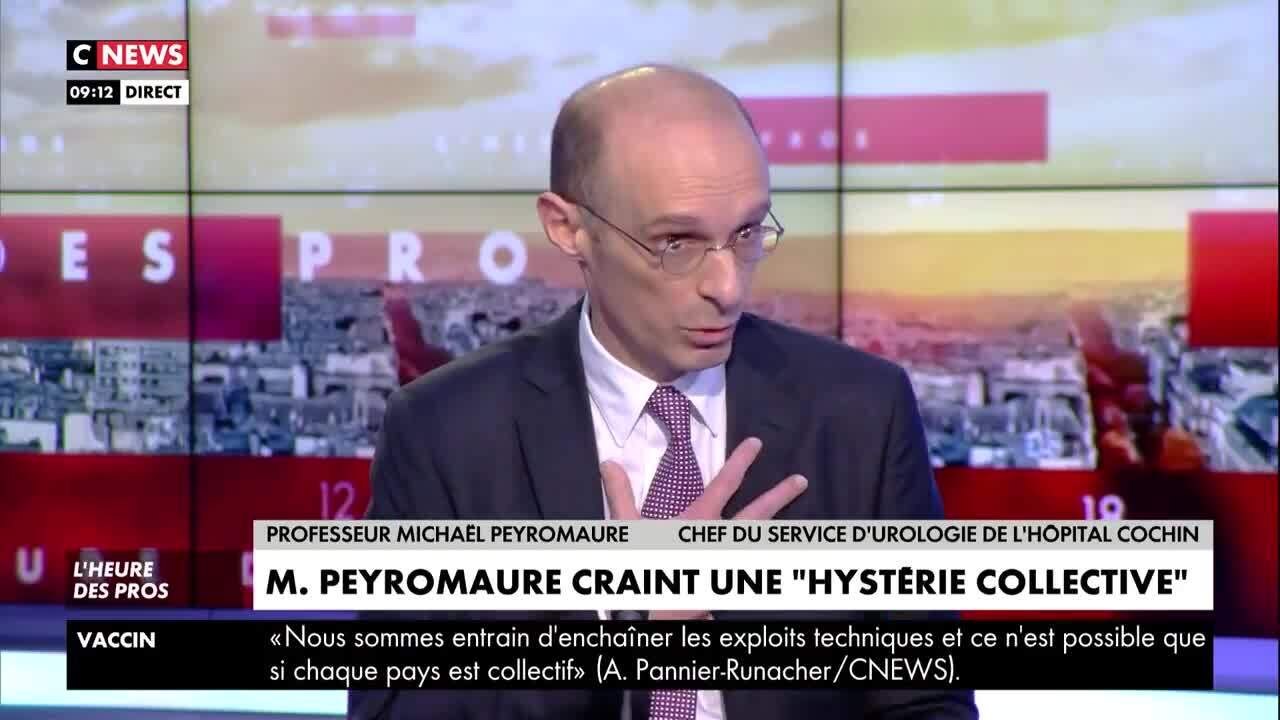 GALA VIDEO - "Très, très dérangeant" : chez Pascal Praud, le Pr. Peyromaure dénonce une vaccination "à marche forcée