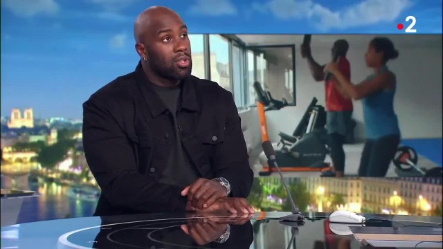 GALA VIDÉO - Laurent Delahousse titille Teddy Riner sur son poids : même pas peur !