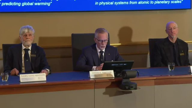 Un Nobel de physique inédit honore des travaux sur le changement climatique