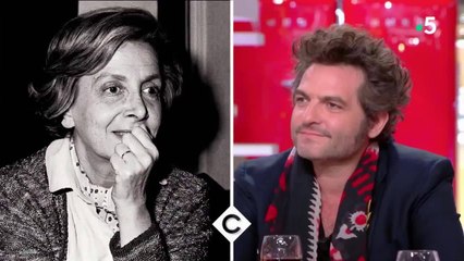 VOICI - C à vous : Matthieu Chedid très ému en revoyant des images de sa célèbre grand-mère