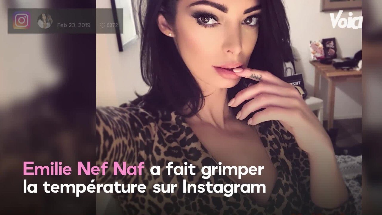 VOICI Emilie Nef Naf dévoile ses courbes de rêve dans un maillot de bain très décolleté