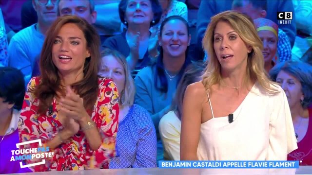 VIDEO TPMP Benjamin Castaldi rappelle Flavie Flament, sa femme l'atomise en direct