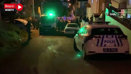 Olay anında bir çocuk balkonda kurtarılmayı beklemiş