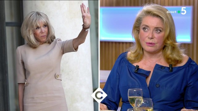 VOICI - Catherine Deneuve prend la défense de Brigitte Macron après les attaques de Jair Bolsonaro