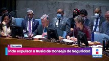 Ucrania pide expulsar a Rusia del Consejo de Seguridad de la ONU