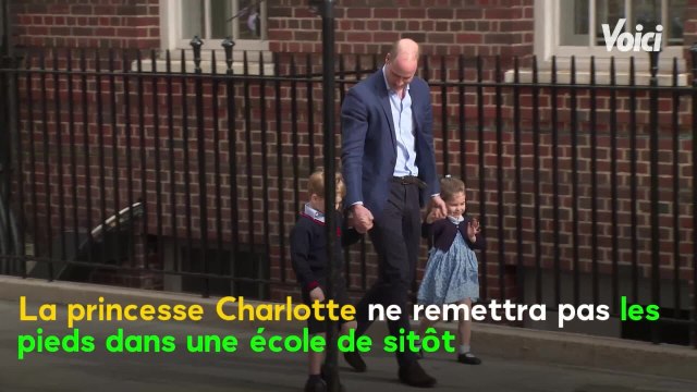 VOICI : Princesse Charlotte : voici la raison pour laquelle elle ne va pas retourner à l'école