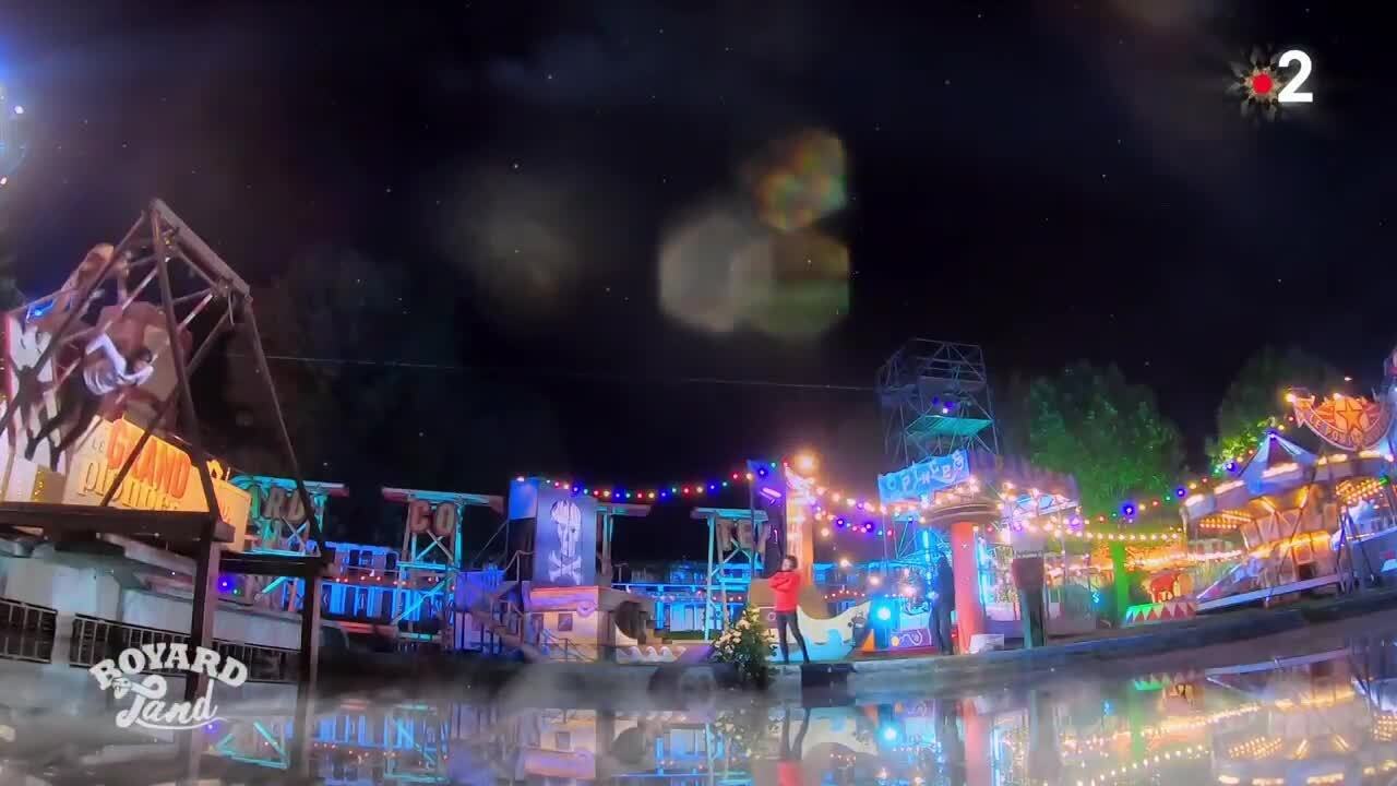 VOICI - Boyard Land saut de Camille Cerf