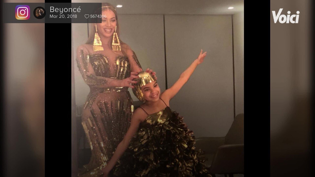 VOICI - PHOTO Blue Ivy ressemble à Beyonce