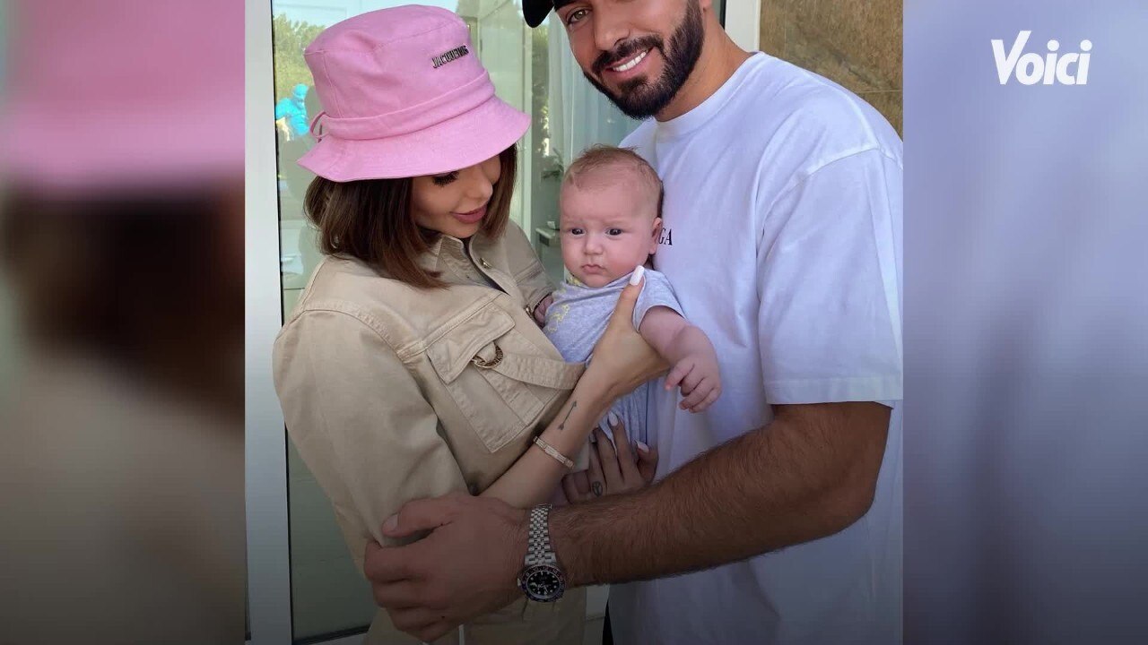 VOICI : Nabilla Dans Son Bain Avec Baby Milann (1)