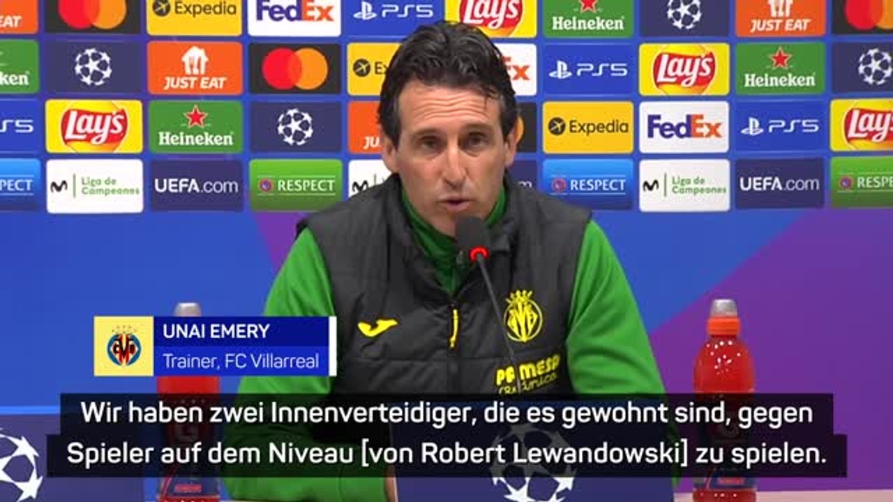 Emery: Villarreal muss an Bayerns Qualität wachsen