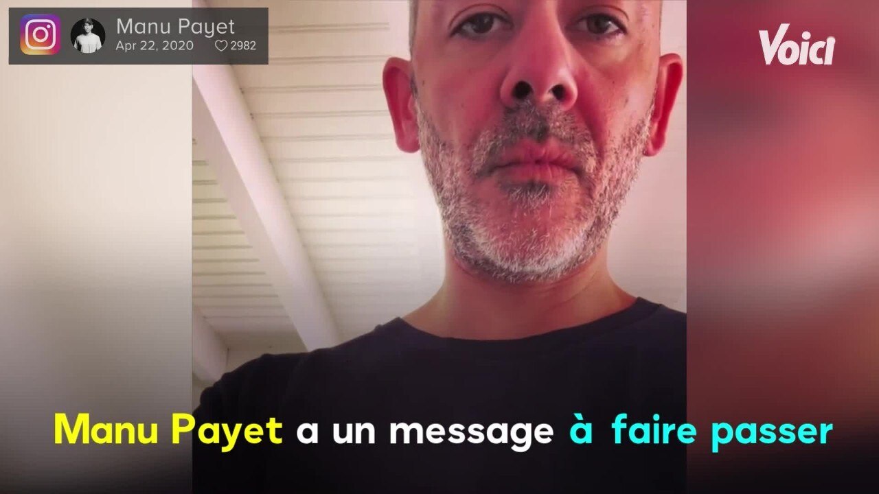 VOICI Manu Payet : son hilarant message après s’être fait couper les cheveux par sa femme