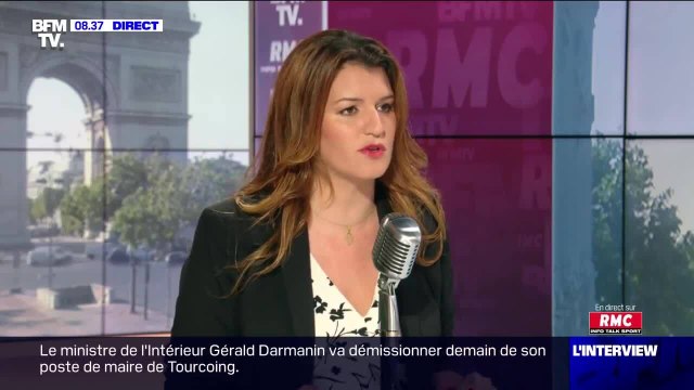 VOICI - VIDEO Marlène Schiappa répond à ses détracteurs après la nomination de Gérald Darmanin