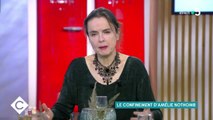 VOICI Amélie Nothomb  évoque avec émotion la mort de son père