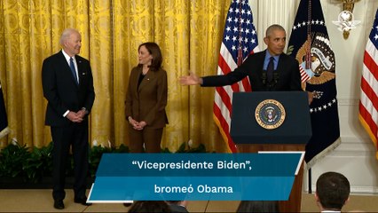 “Vicepresidente Biden”: Barack Obama regresa a la Casa Blanca, es como los “buenos viejos tiempos”