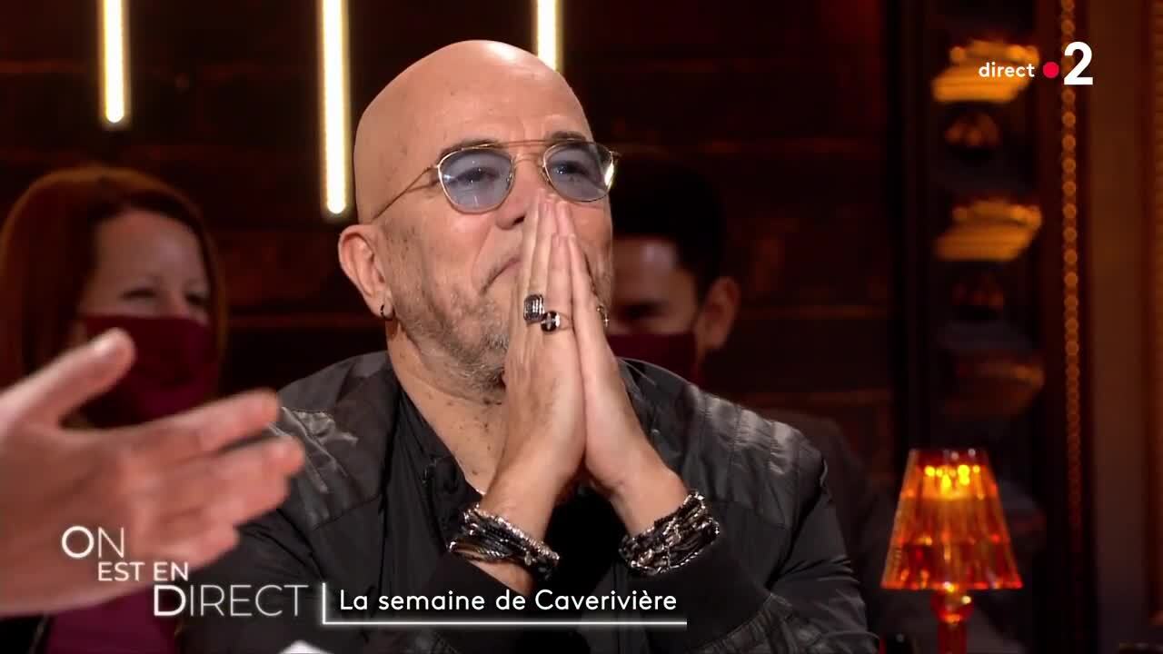 VOICI On est en direct : Pascal Obispo a été choqué par une blague de  Philippe Caverivière