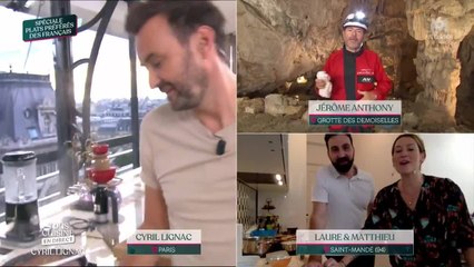 VOICI - Tous en cuisine : Jérôme Anthony fait une bourde face à Laure et Matthieu