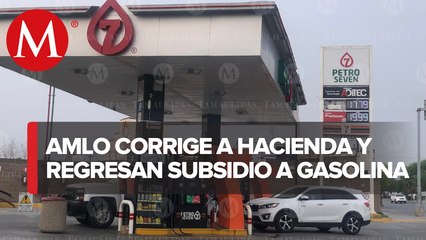 Subsidio a precio de la gasolina regresa al norte de Tamaulipas