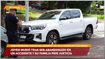 Joven murió tras ser abandonado en un accidente y su familia pide justicia