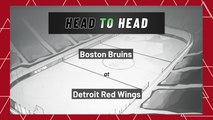 Boston Bruins At Detroit Red Wings: Total Goals Over/Under First Period, April 5, 2022