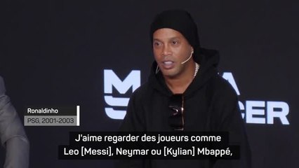 PSG - Ronaldinho veut que Mbappé et Messi soient heureux, peu importe où